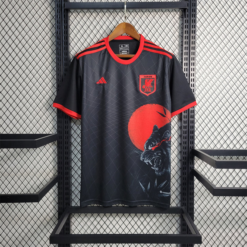 Japan Black Leopard Head jersey 2023/24